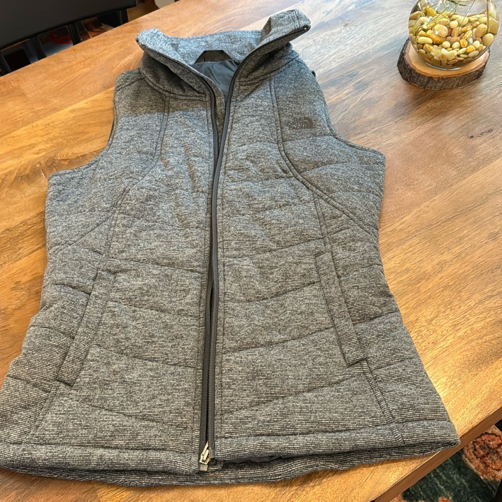 North Face Vest S Gray